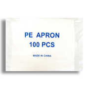 Disposable Clear Polythene Aprons x 100