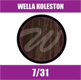 Buy Wella Koleston Perfect Me + 7/31 Medium Blonde Gold Ash at Wholesale Hair Colour